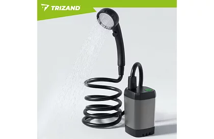 Kempingová sprcha s LCD a pumpou 6000 mAh – dobíjacia