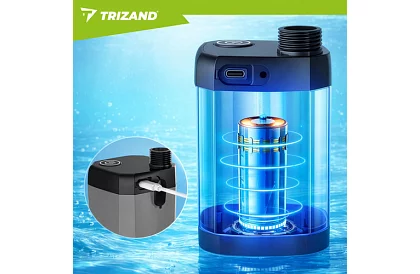 Kempingová sprcha s LCD a pumpou 6000 mAh – dobíjacia