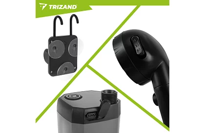 Kempingová sprcha s LCD a pumpou 6000 mAh – dobíjacia