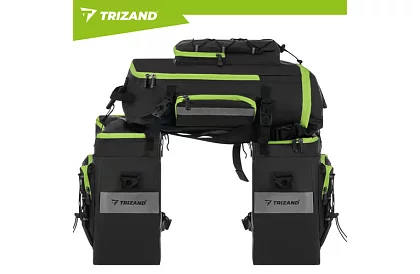 Taška na bicykel, batoh 3v1 – na nosič bicykla - 65 l