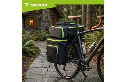 Taška na bicykel, batoh 3v1 – na nosič bicykla - 65 l