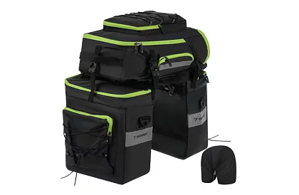 Taška na bicykel, batoh 3v1 – na nosič bicykla - 65 l