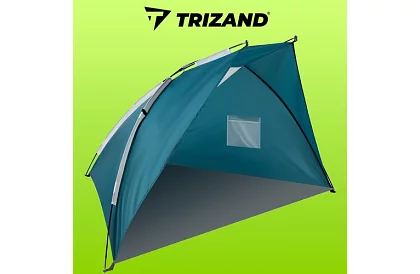 Plážový stan modrošedý 220 × 120 × 120 cm