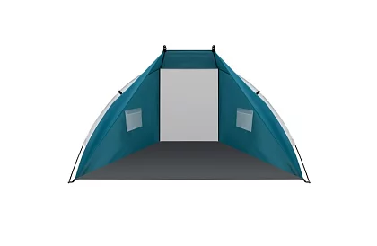 Plážový stan modrošedý 220 × 120 × 120 cm