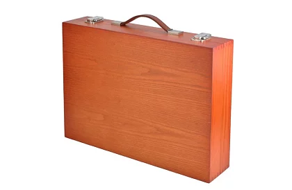 Výtvarná sada na maľovanie v drevenom puzdre – 177 kusov