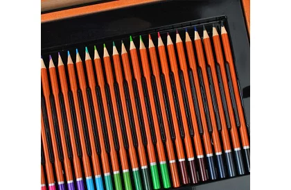 Výtvarná sada na maľovanie v drevenom puzdre – 177 kusov