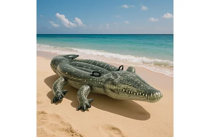 Nafukovacie lehátko krokodíl 170 x 86 cm – I57551