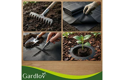 UV agrotextílie proti burine 1,6x20 m, 50 g/m2, čierna