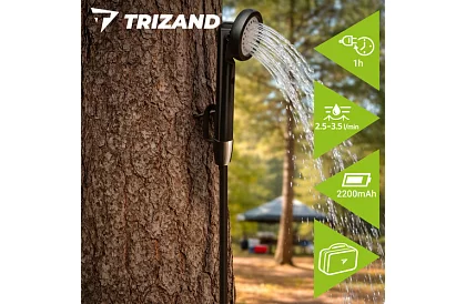 Kempingová sprcha s pumpou 2200 mAh – dobíjacia