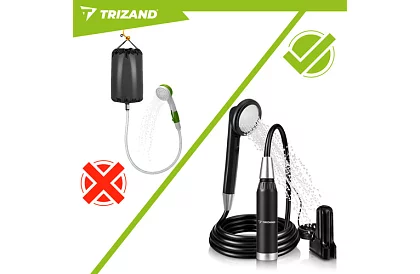 Kempingová sprcha s pumpou 2200 mAh – dobíjacia