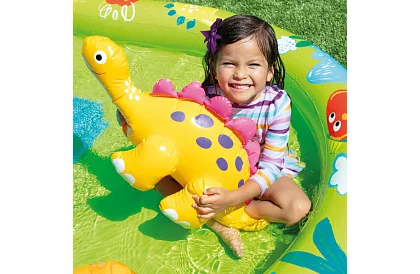 Nafukovacie vodné ihrisko so šmykľavkou 191 x 152 x 58 cm – Dinosaurus I57166