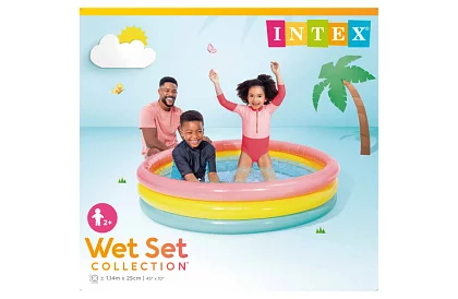 Nafukovací detský bazén s mäkkým dnom 114 x 25 cm – I57412NP