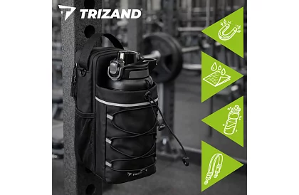 Magnetická športová taška do posilovne - organizér na fľašu a telefón