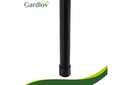 Skladací čierny záhradný stôl – stôl na balkón, terasu