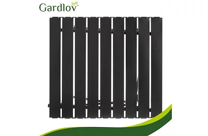 Skladací čierny záhradný stôl – stôl na balkón, terasu