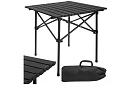 Skladací čierny záhradný stôl – stôl na balkón, terasu