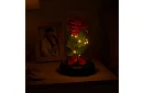 Večná ruža v skle s LED osvetlením
