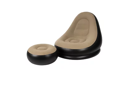 Nafukovacie kreslo s podnožkou - nosnosť 120 kg