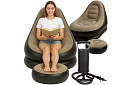 Nafukovacie kreslo s podnožkou - nosnosť 120 kg