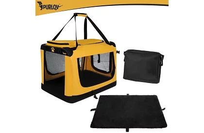 Skladacia prepravná taška pre zvieratá – 60 × 42 × 44 cm