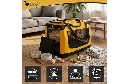 Skladacia prepravná taška pre zvieratá – 60 × 42 × 44 cm