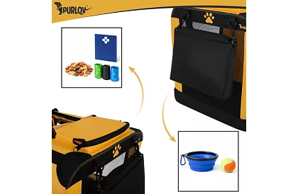 Skladacia prepravná taška pre zvieratá – 60 × 42 × 44 cm