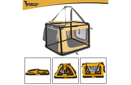 Skladacia prepravná taška pre zvieratá – 60 × 42 × 44 cm