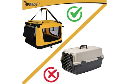Skladacia prepravná taška pre zvieratá – 60 × 42 × 44 cm