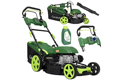 Benzínová kosačka DriveX PRO s pochodom 196 cm³, 3,4 kW, 51 cm, 60 l kôš