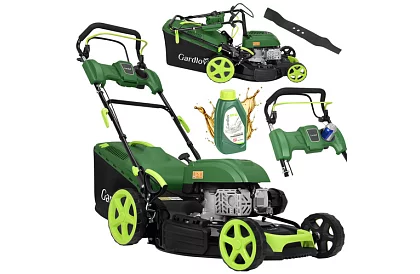 Benzínová kosačka DriveX PRO s pochodom 196 cm³, 3,4 kW, 51 cm, 60 l kôš