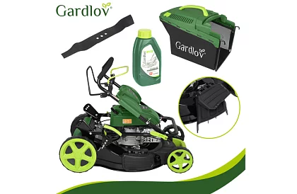 Benzínová kosačka DriveX PRO s pochodom 196 cm³, 3,4 kW, 51 cm, 60 l kôš