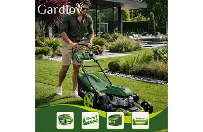 Benzínová kosačka DriveX PRO s pochodom 196 cm³, 3,4 kW, 51 cm, 60 l kôš