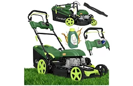 Benzínová kosačka DriveX PRO s pochodom 196 cm³, 3,4 kW, 51 cm, 60 l kôš