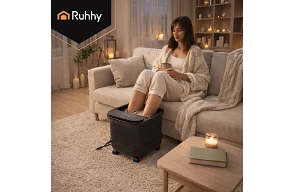 Vodný masážny prístroj na nohy s vyhrievaním a hydromasážou – 550 W