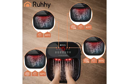 Vodný masážny prístroj na nohy s vyhrievaním a hydromasážou – 550 W