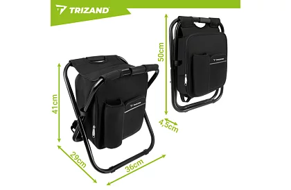 Rybárska stolička s batohom Tourist 3v1 skladacia – nosnosť 150 kg