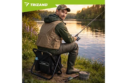 Rybárska stolička s batohom Tourist 3v1 skladacia – nosnosť 150 kg