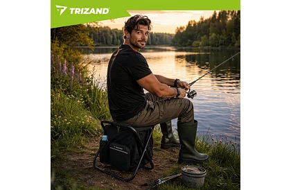 Rybárska stolička s batohom Tourist 3v1 skladacia – nosnosť 150 kg