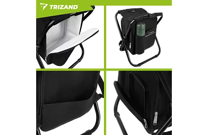 Rybárska stolička s batohom Tourist 3v1 skladacia – nosnosť 150 kg