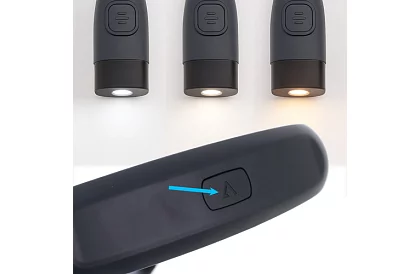 Nákrčný lampáš na čítanie kníh – nabíjací USB-C