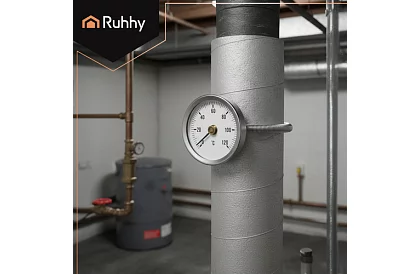 Príložný guľatý teplomer do 120 °C