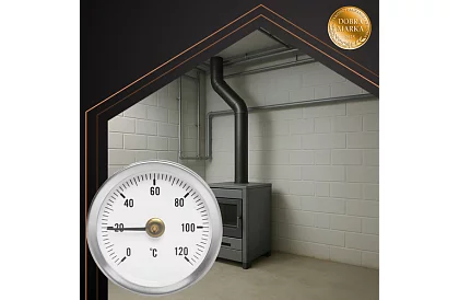 Príložný guľatý teplomer do 120 °C