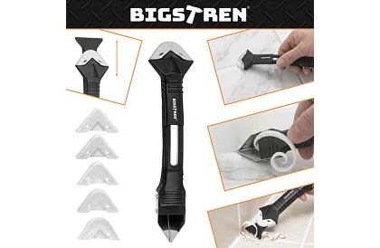 Sada špachtlí, stierok na nanášanie a odstraňovanie škárovacích hmôt