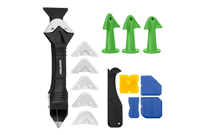 Sada špachtlí, stierok na nanášanie a odstraňovanie škárovacích hmôt