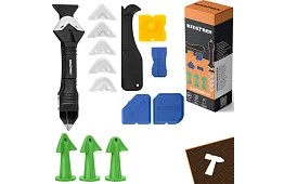 Sada špachtlí, stierok na nanášanie a odstraňovanie škárovacích hmôt