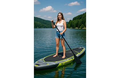 Paddleboard 350 cm - doska s pádlem, sedákom, pumpou a sadou príslušenstva