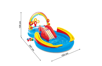 Nafukovacie vodné ihrisko 297 x 193 x 135 cm - I57453NP
