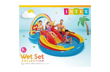 Nafukovacie vodné ihrisko 297 x 193 x 135 cm - I57453NP