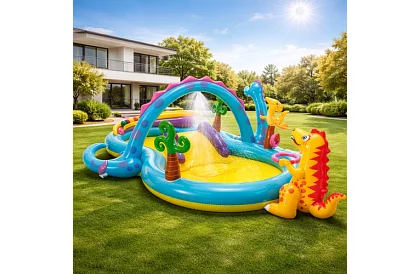 Vodné ihrisko 302 × 229 × 112 cm – Dinoland I57135NP