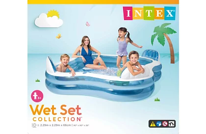 Nafukovací bazén 882 litrov – 229 × 229 × 66 cm I56475NP